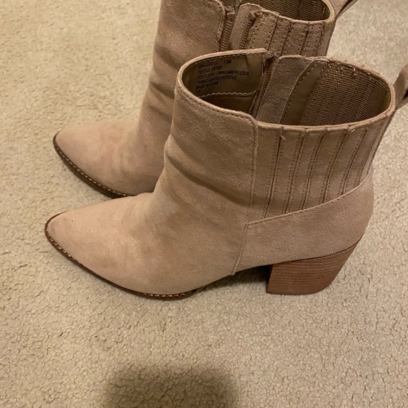 Steve Madden booties tan 7.5 - Picture 4 of 6